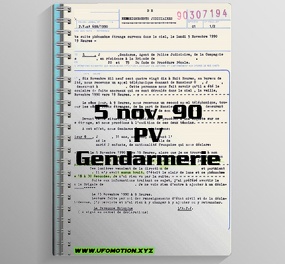 Procès verbaux des témoins OVNIS du 5 novembre 1990