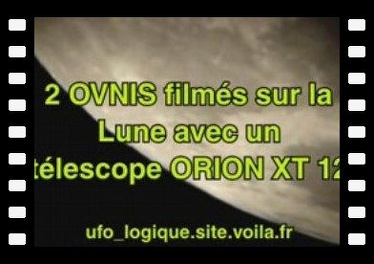 2 OVNIS filmés survolant la Lune