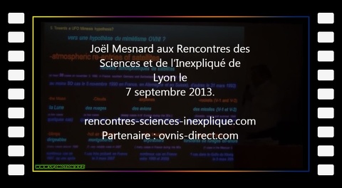 Joël Mesnard : 46 ANS DE RENCONTRES AVEC LES TÉMOINS D'OVNIS