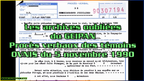 Les archives oubliées du GEIPAN (5 novembre 1990)