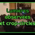 Lumières observées et crop-circles