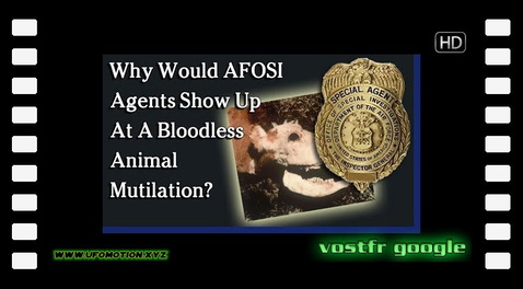 November 17, 2021 - Why Would AFOSI Agents Show Up At A Bloodless Animal Mutilation ? (vosfr google)