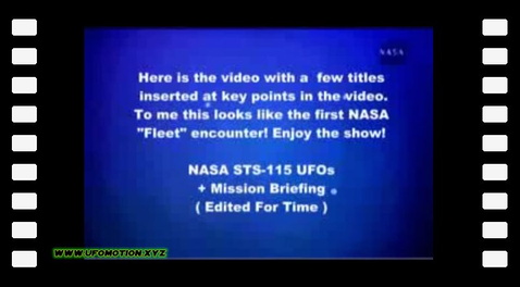 NASA Mission STS-115 OVNI
